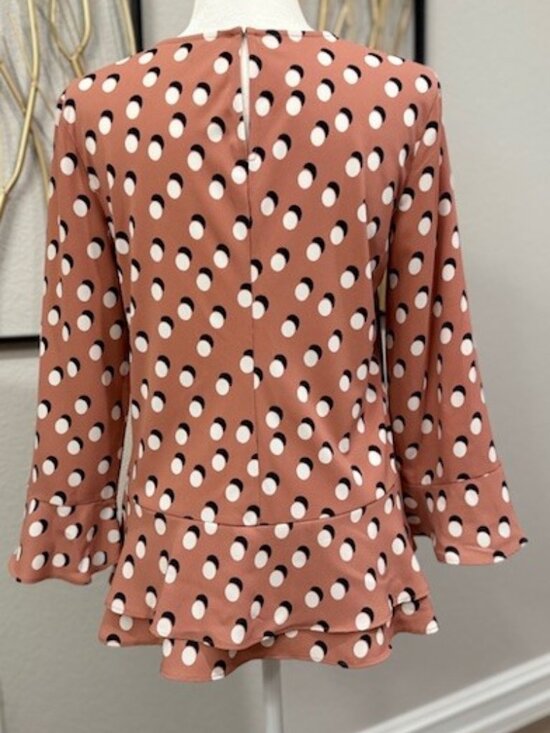 LOFT Polka Dot Blouse - Picture 9 of 15